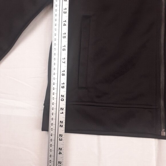 Athletic Works Boys Full-Zip Black Jacket With Reflective Stripe XL ,L - Picture 7 of 11